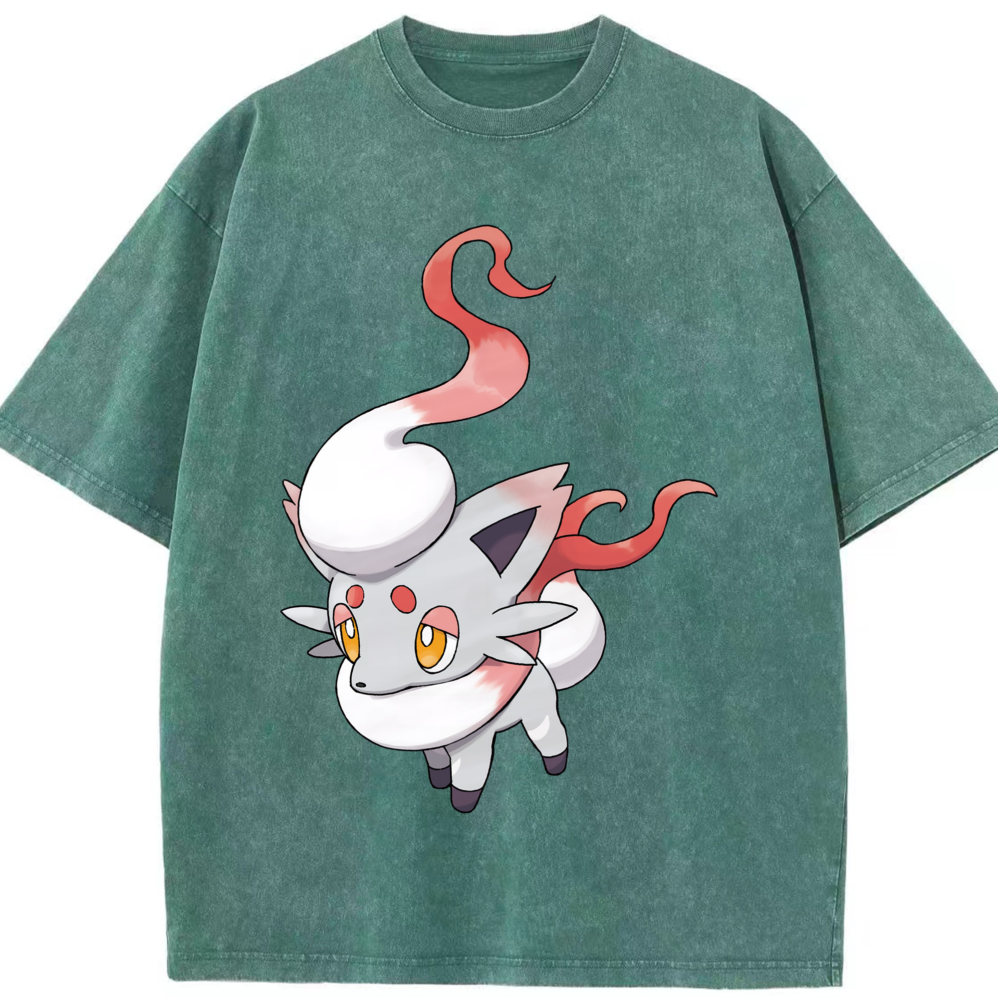 （画像用） ポケットモンスター Pokémon 綿100% ヴィンテージ風 半袖Tシャツ（フロントプリント）